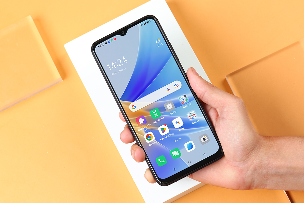 Điện Thoại OPPO A17K Màu Xanh Dương